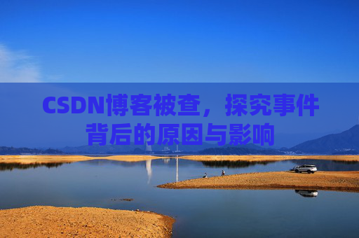 CSDN博客被查,探究事件背后的原因与影响